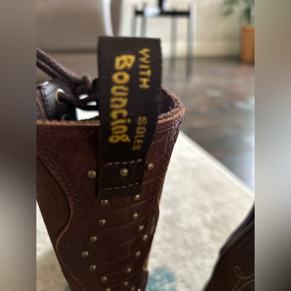 Dr. Martens 1B99 Gothic Americana Mid-Calf Platform Boots – Brown - US 5 Fits 6 - Picture 15 of 16